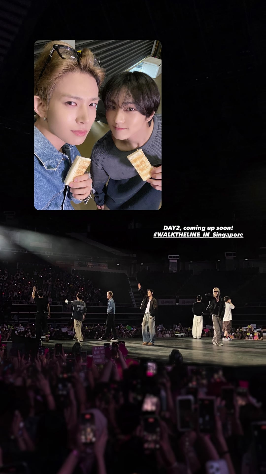 251004 ENHYPEN Instagram Story @ Walk The Line in Singapore Day 2