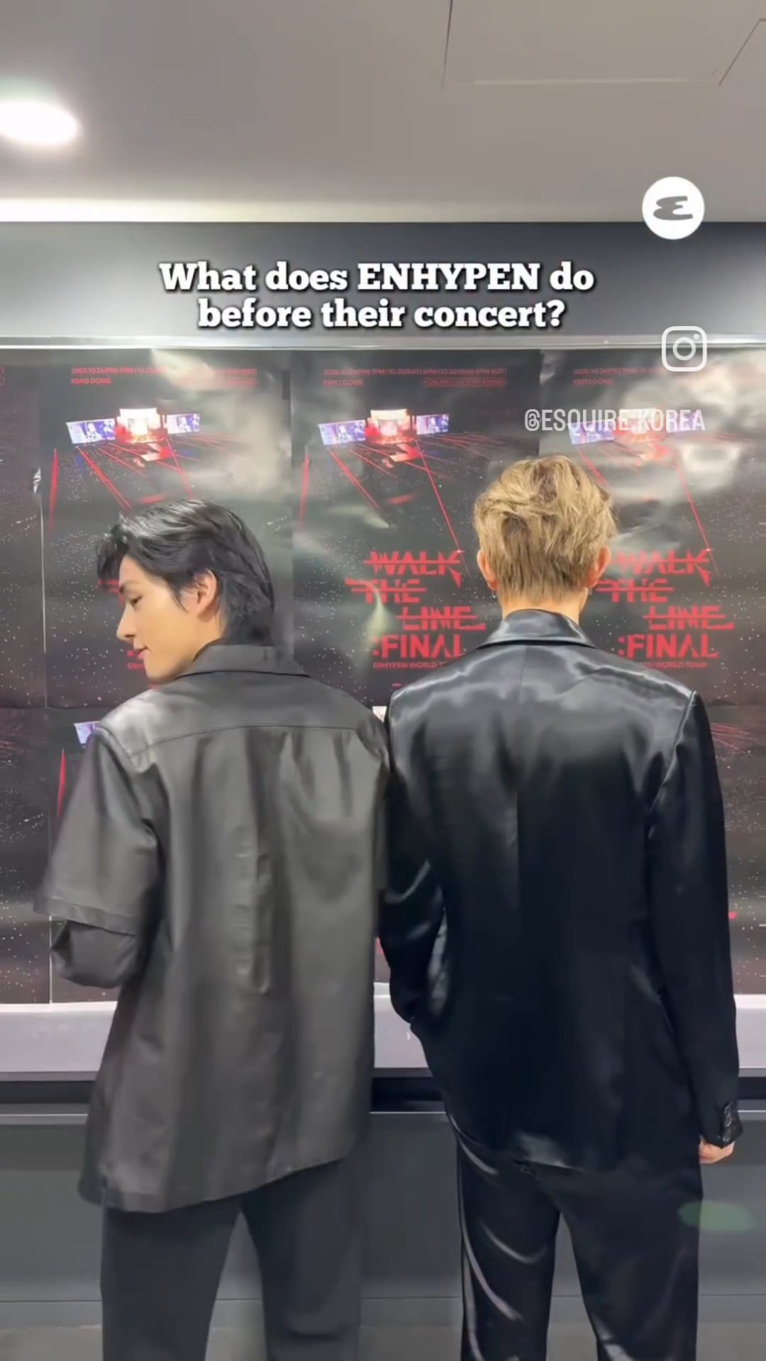 251026 Esquire Korea Instagram: ENHYPEN @ Walk The Line Final Day 3