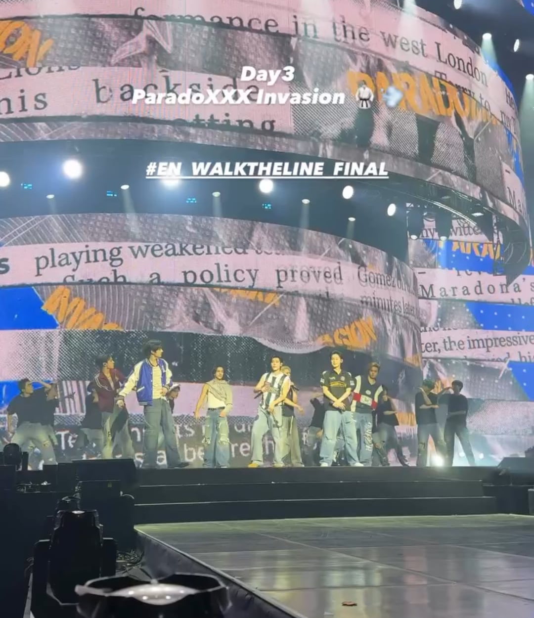 251026 ENHYPEN Instagram Story: Paradoxxx Invasion @ Walk The Line Final Day 3