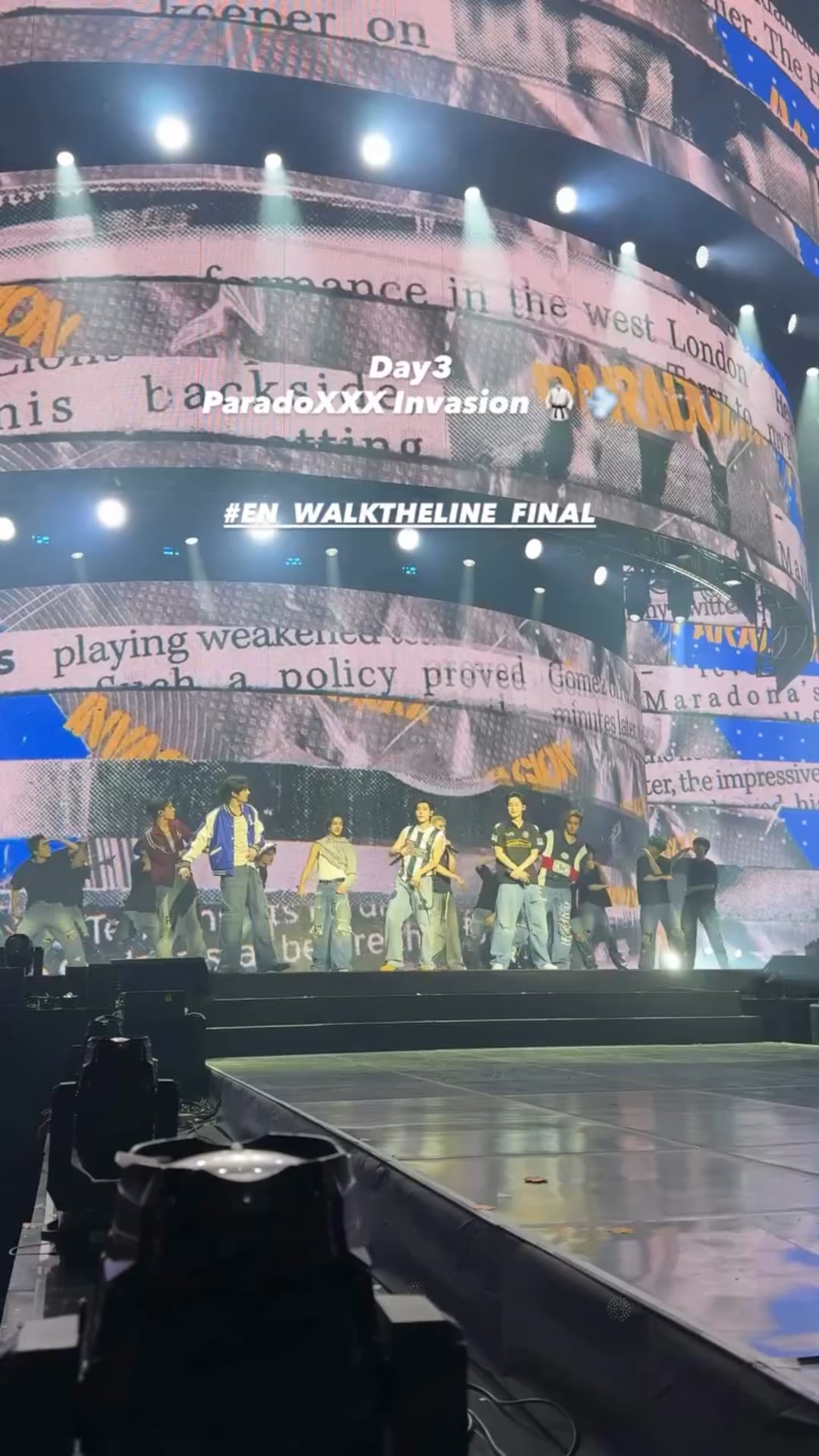 251026 ENHYPEN Instagram Story: Paradoxxx Invasion @ Walk The Line Final Day 3