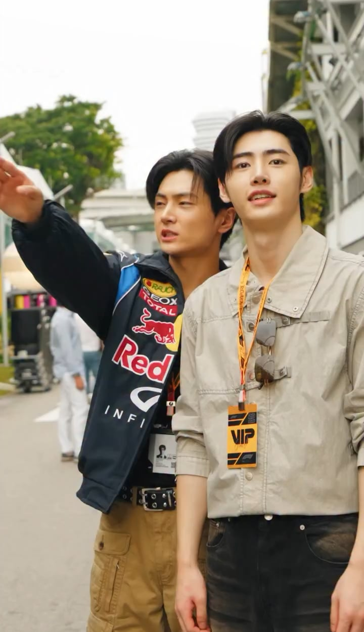 251002 f1paddockclub Instagram Reels update with Jungwon, Jay, Jake & Sunghoon