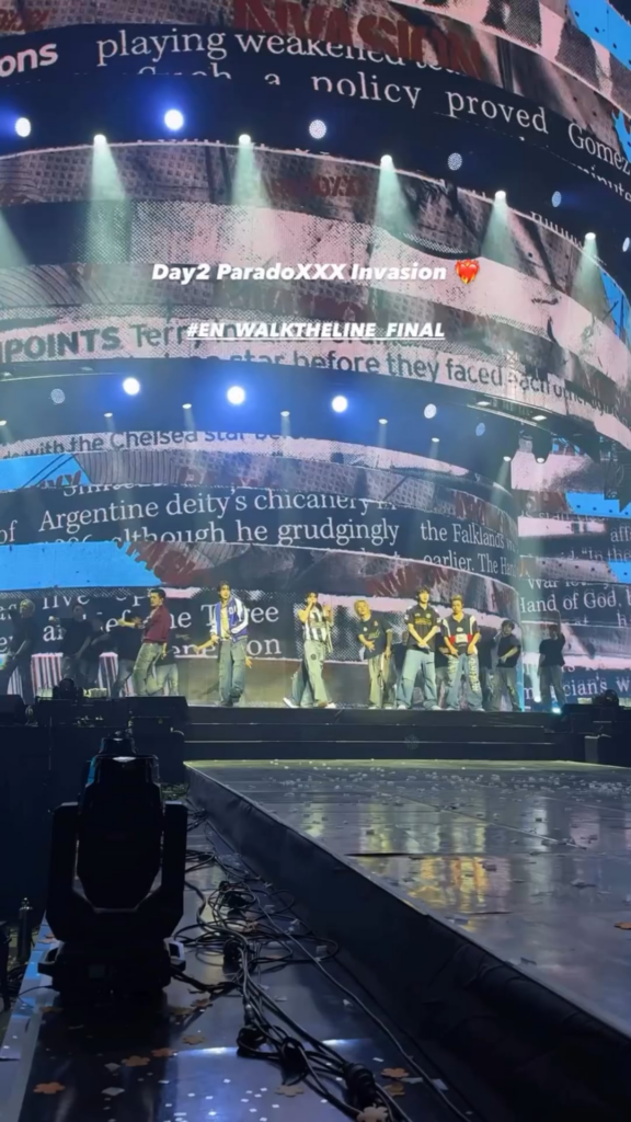 251025 ENHYPEN Instagram Story: Paradoxxx Invasion @ Walk The Line Final Day 2