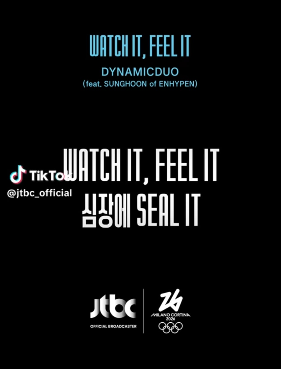 251029 JTBC TikTok: DynamicDuo ft. Sunghoon @ 2026 Milano Cortina Winter Olympics Brand Song
