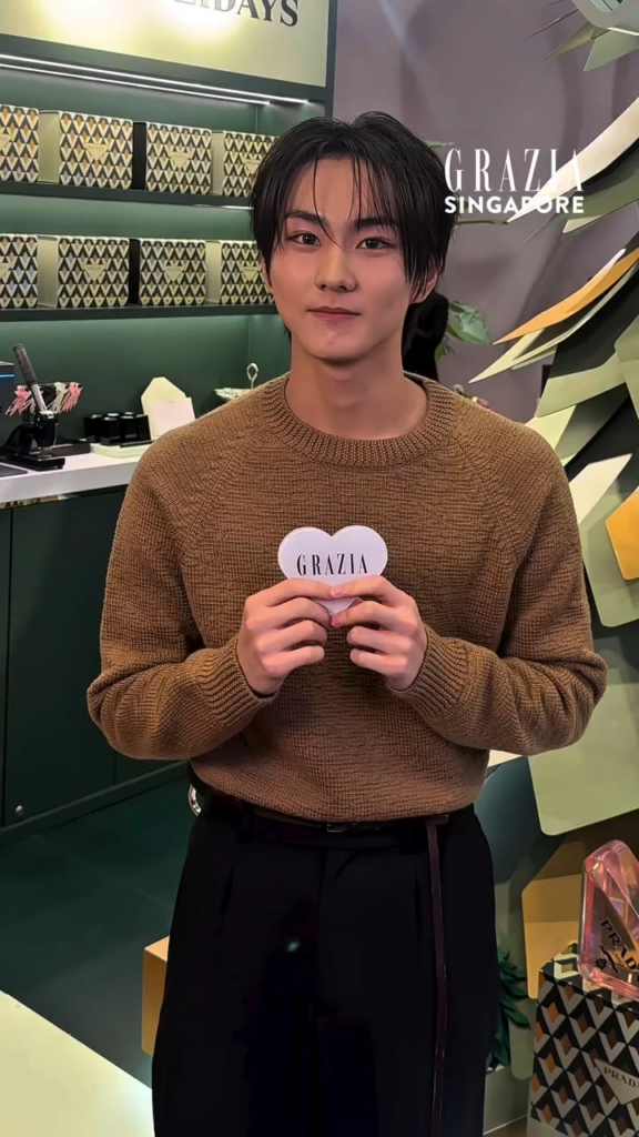 251006 GRAZIA Singapore Instagram: Jungwon @ Prada Beauty