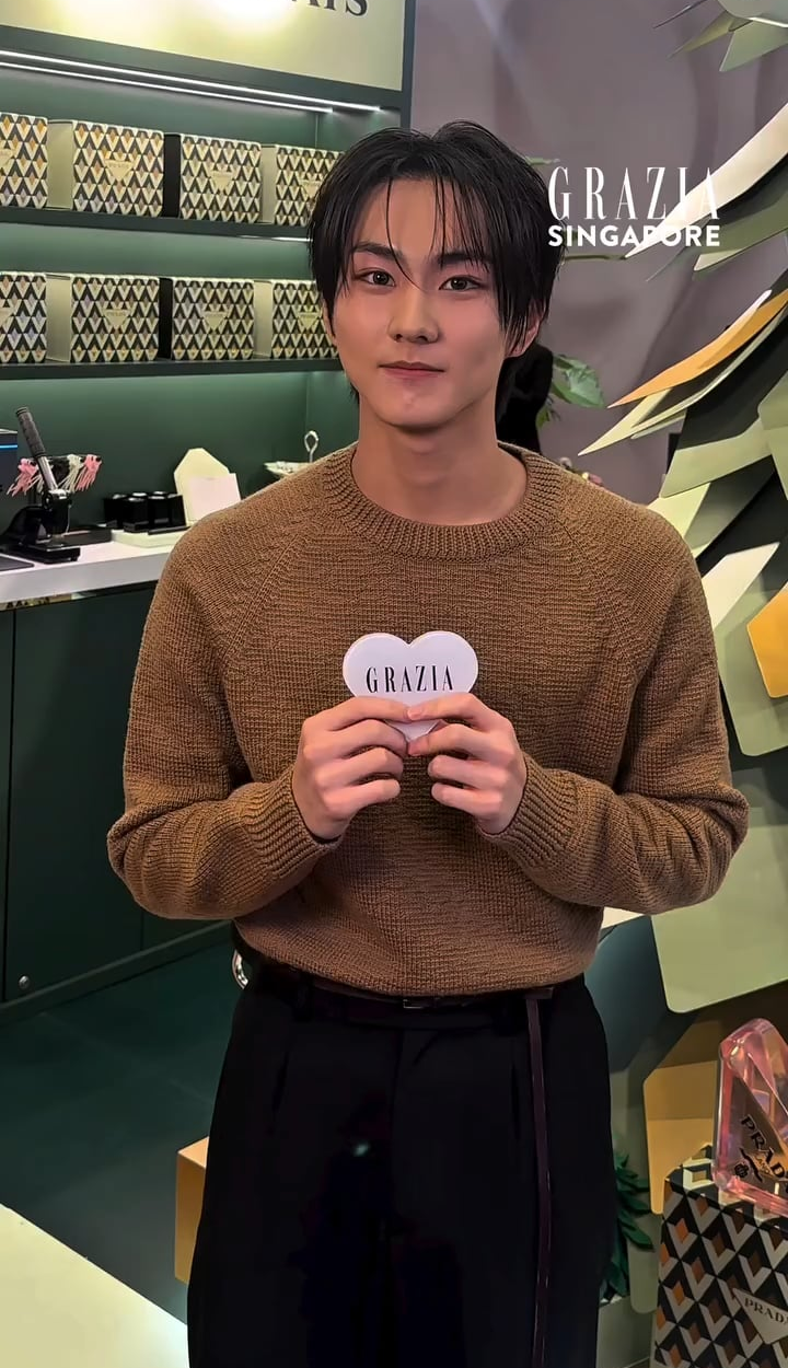 251006 GRAZIA Singapore Instagram: Jungwon @ Prada Beauty