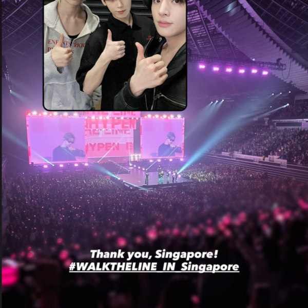 251005 ENHYPEN Instagram Story @ Walk The Line in Singapore Day 3