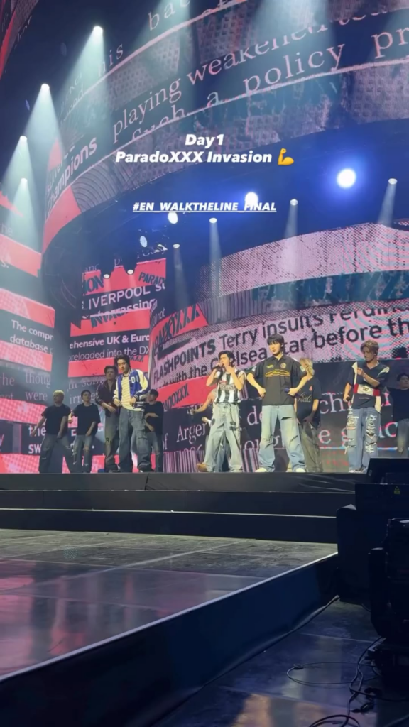 251024 ENHYPEN Instagram Story: Paradoxxx Invasion @ Walk The Line Final Day 1