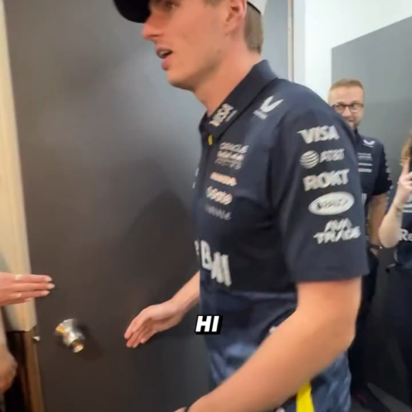 251003 redbullracing Instagram Reels update with Jungwon, Jay, Jake & Sunghoon with Max Verstappen