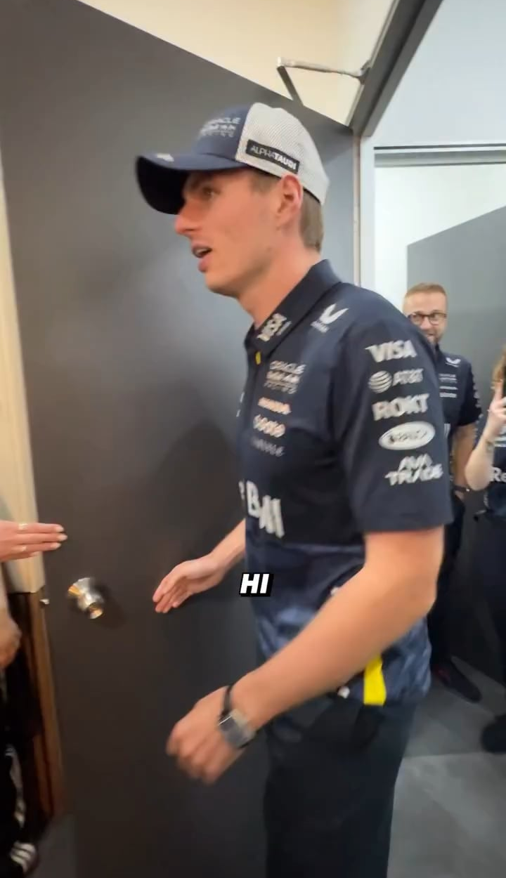 251003 redbullracing Instagram Reels update with Jungwon, Jay, Jake & Sunghoon with Max Verstappen