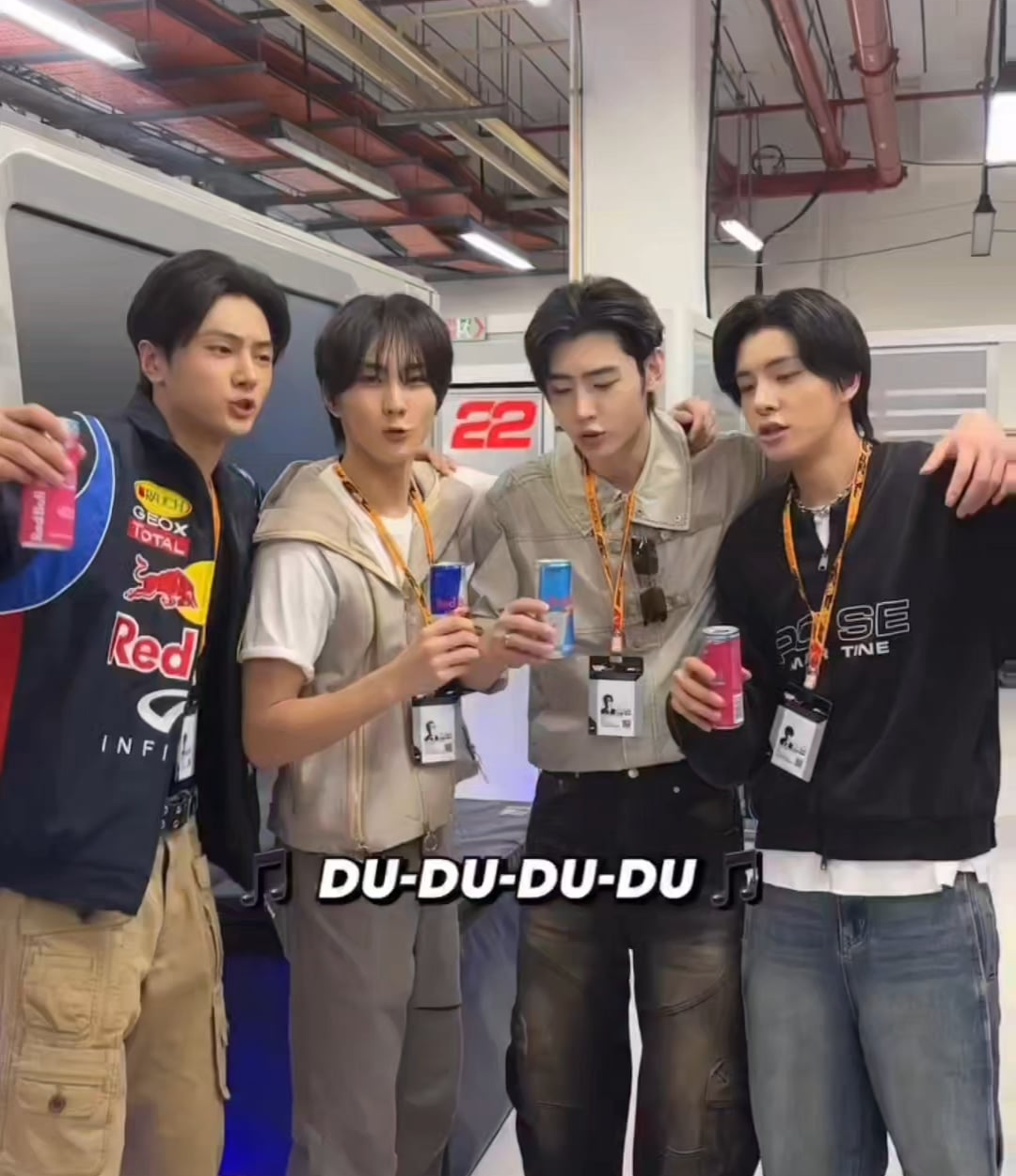 251003 redbullracing Instagram: Jay, Jungwon, Sunghoon & Jake with Max Verstappen