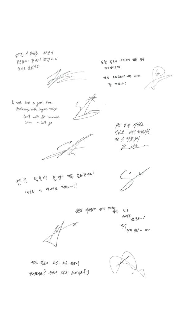 251025 ENHYPEN Instagram Story: WTL Final Day 2 Member messages