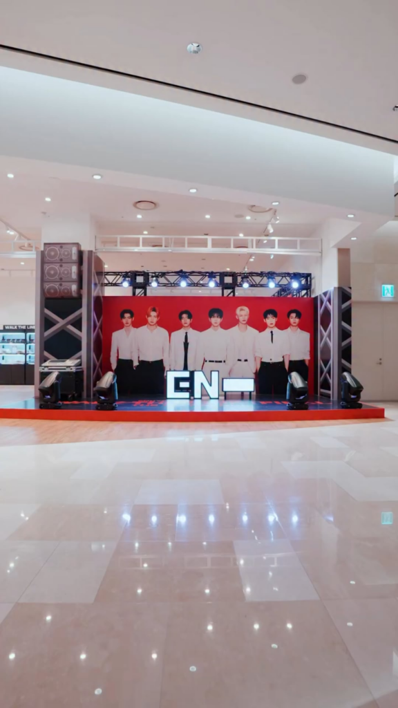 251020 lotte_worldtower Instagram: ENHYPEN WALK THE LINE FINAL Pop-Up