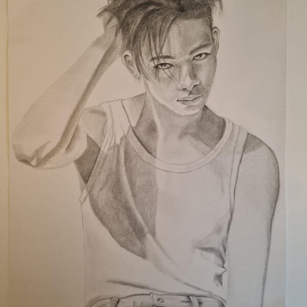 Drawing of Nishimura Riki