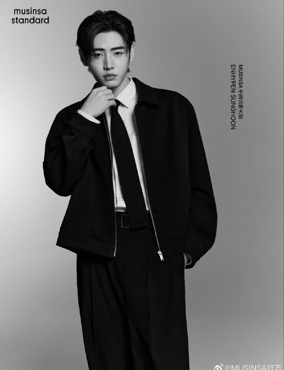 251028 MUSINSA weibo update with Sunghoon