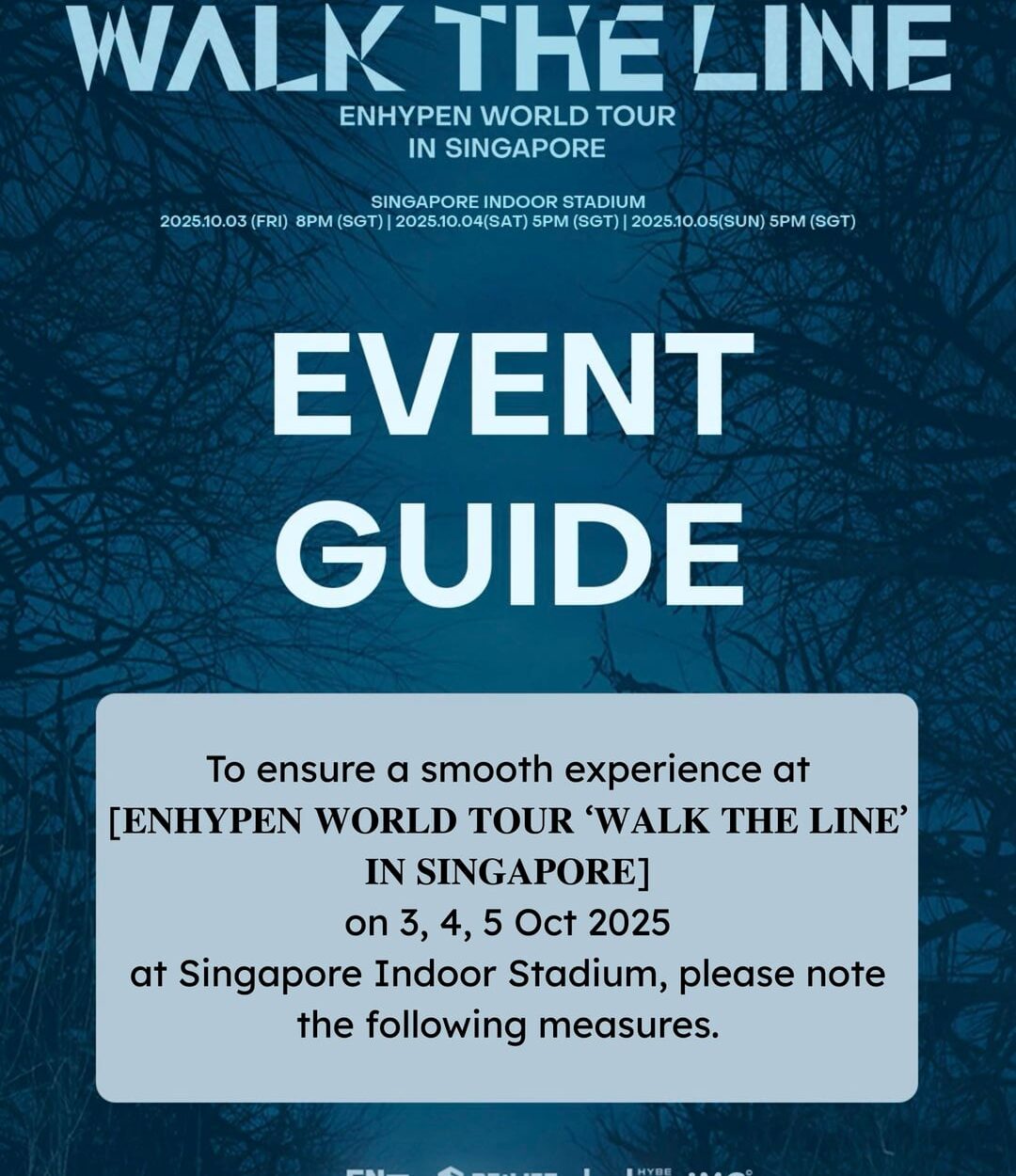 251001 WALK THE LINE IN SINGAPORE - CONCERT GUIDE