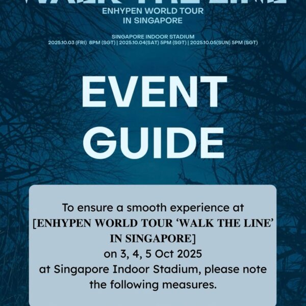 251001 WALK THE LINE IN SINGAPORE - CONCERT GUIDE