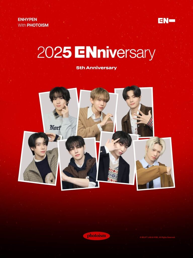 251122 ENHYPEN 5th Anniversary Photoism Frame Open
