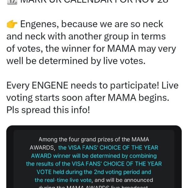 Don't forget and tell everyone about it: (and everyone who hasn't voted yet vote only 2,5 hours is left)