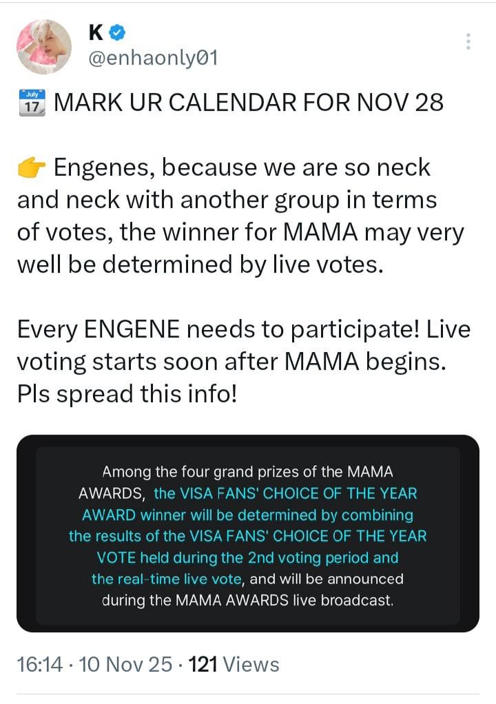 Don't forget and tell everyone about it: (and everyone who hasn't voted yet vote only 2,5 hours is left)