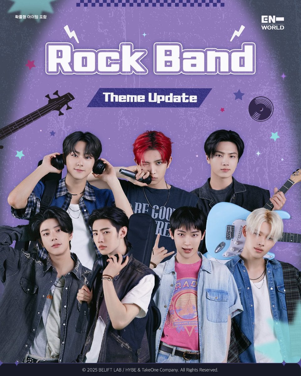 251106 ENHYPEN WORLD Special Theme Update: Rock Band