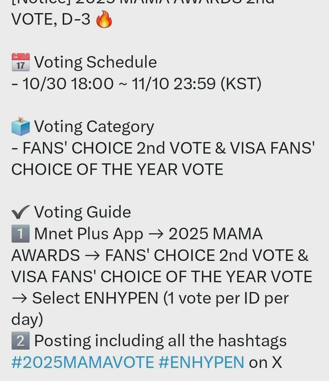 You might be thinking that it's not worth voting anymore because we only have a few more days left, but that's the exact opposite of the viewpoint we SHOULD take!!