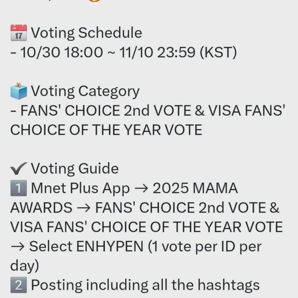 You might be thinking that it's not worth voting anymore because we only have a few more days left, but that's the exact opposite of the viewpoint we SHOULD take!!