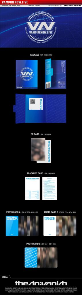 251215 ENHYPEN ‘THE SIN : VANISH (Weverse Albums ver.)’ Pre-sale & Packaging Info