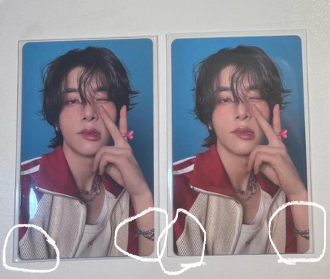 Two different Jake photocards???