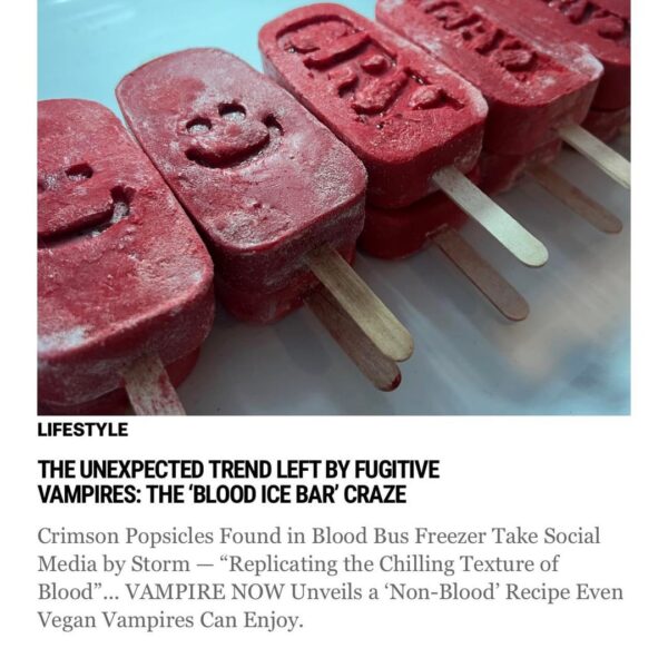 251229 Vampire Now added 2 new articles to the lifestyle section of their website