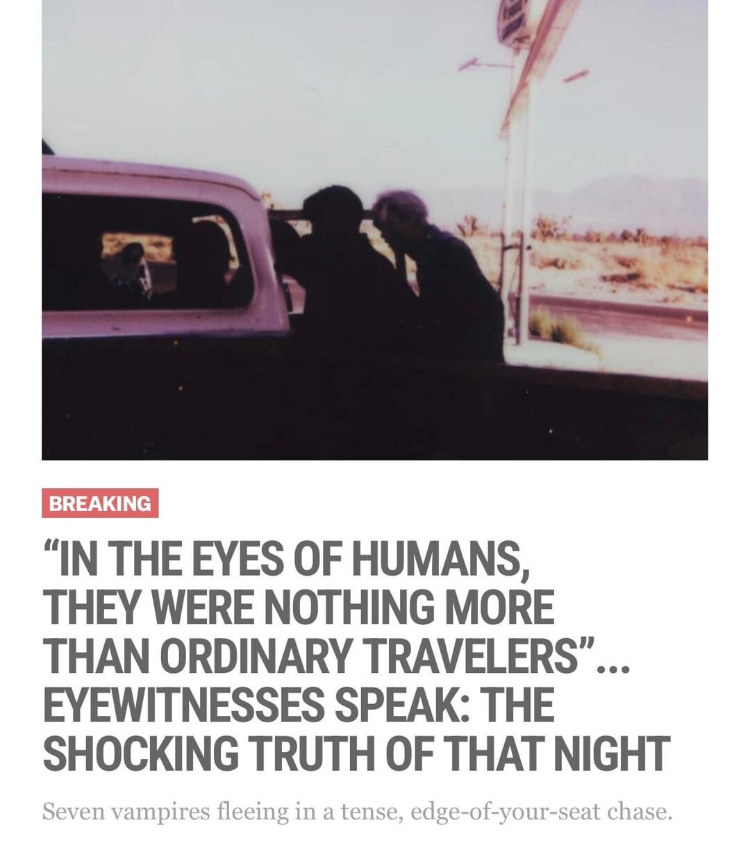 251229 Vampire Now added a new article to the main page of their website