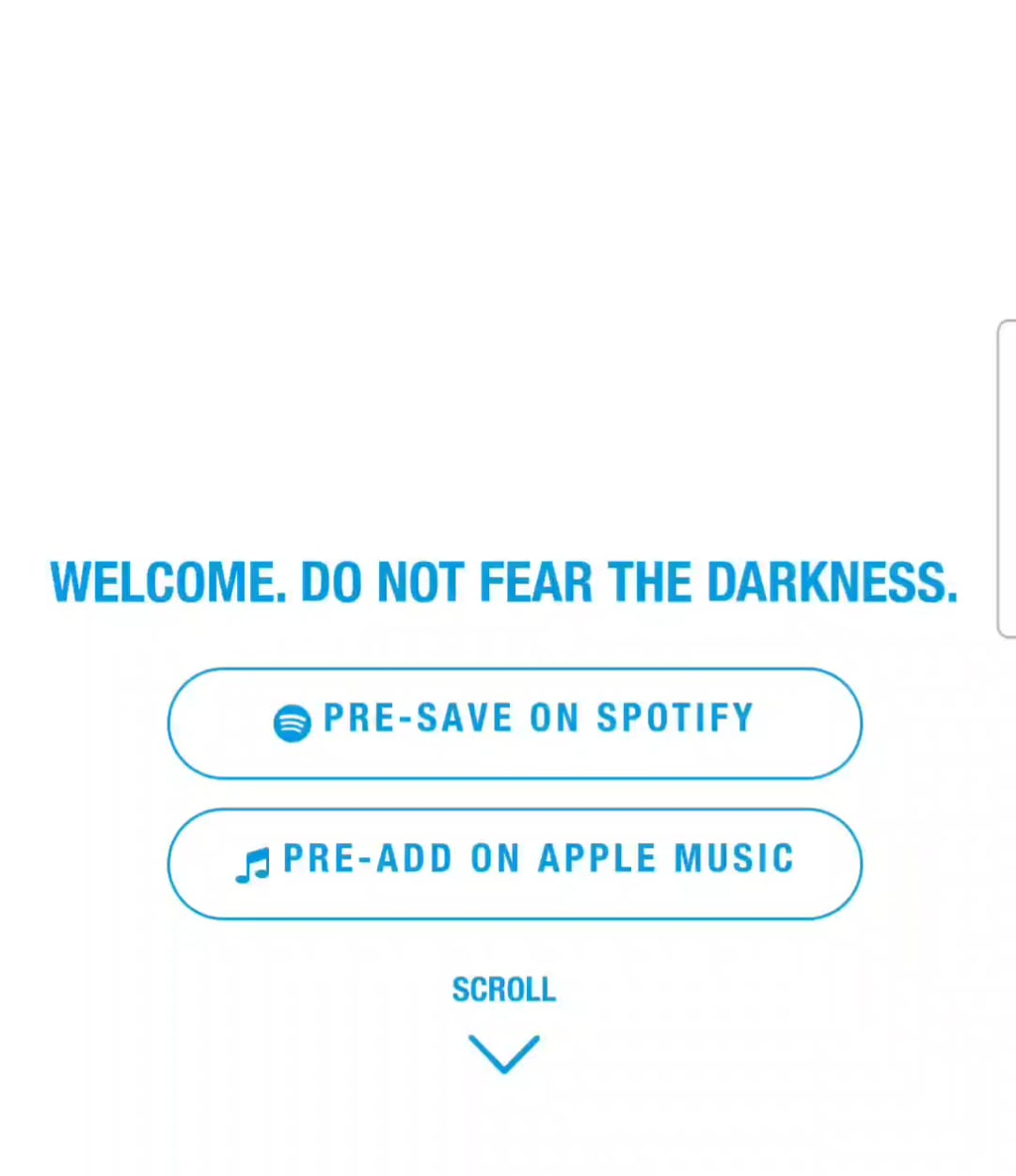 Messages on THE SIN : VANISH Pre-Save site