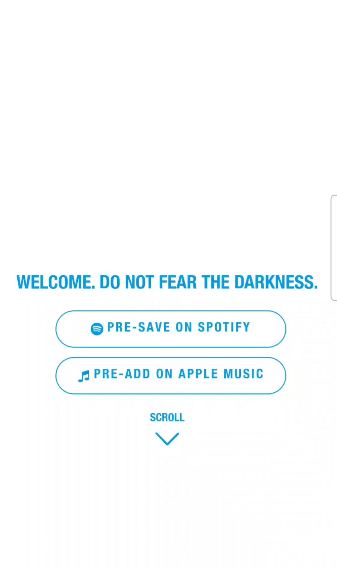 Messages on THE SIN : VANISH Pre-Save site