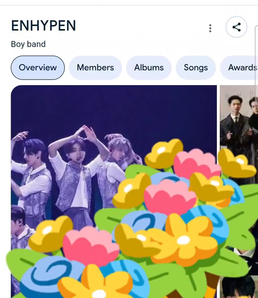 Something special for Enhypen MAMA win on Google!