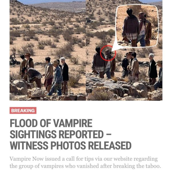 260101 Vampire Now added a new article to the main page of their website