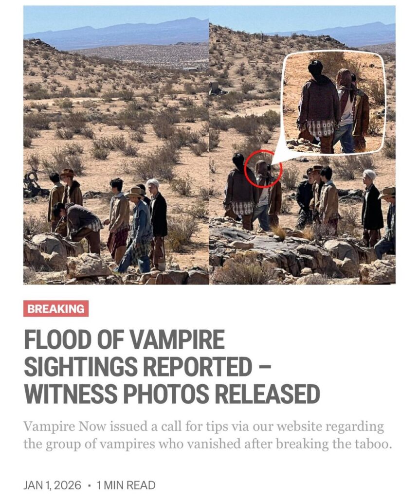 260101 Vampire Now added a new article to the main page of their website