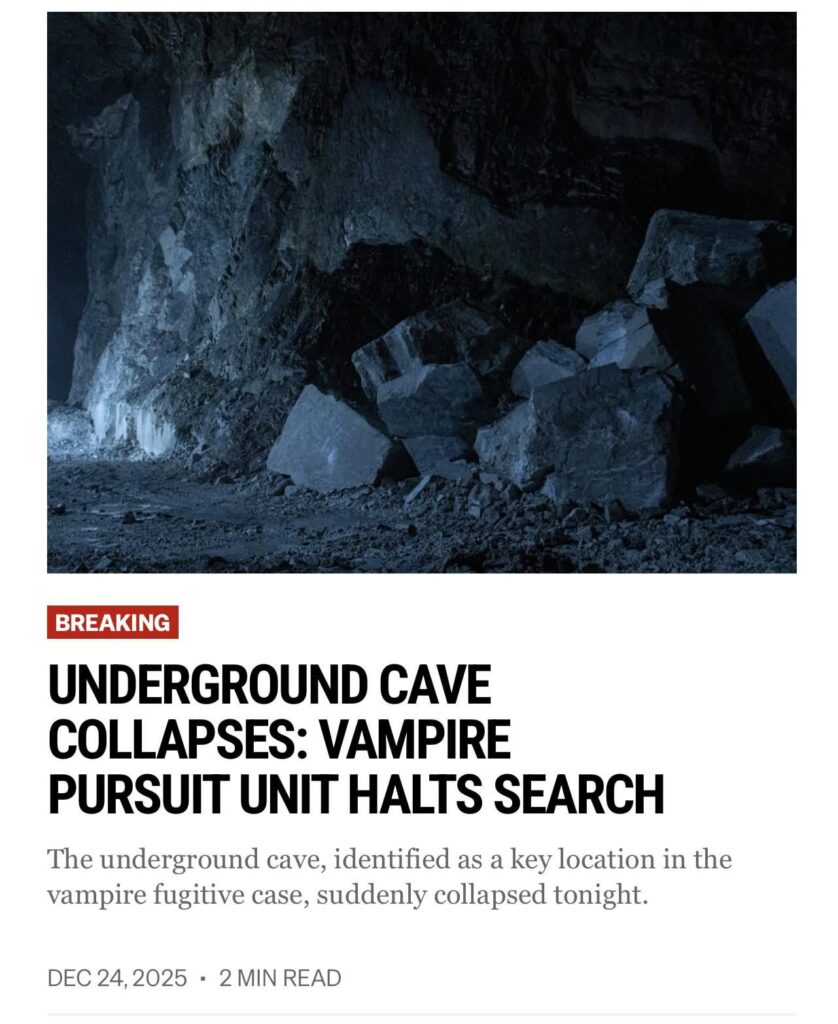 251224 Vampire Now added a new article to their website