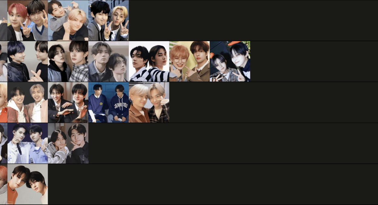 ENHYPEN DUOS TIER LIST