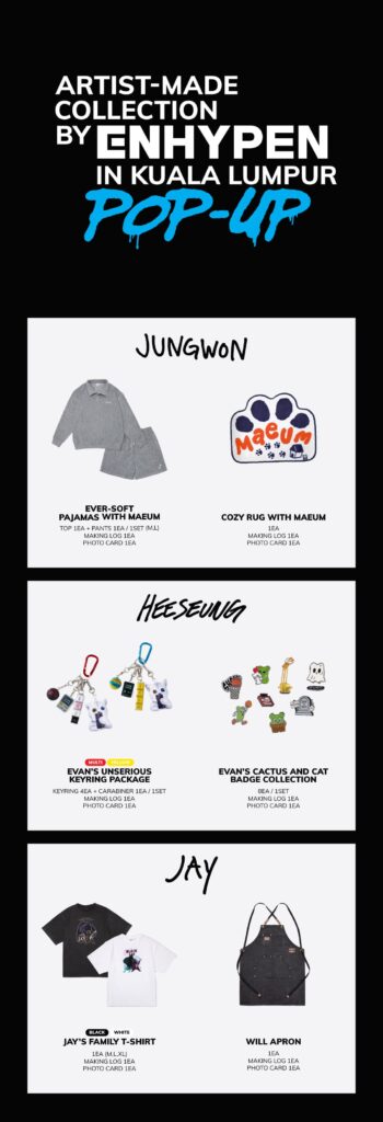 251201 [NOTICE] Artist-Made Collection by ENHYPEN POP-UP in Kuala Lumpur T&C