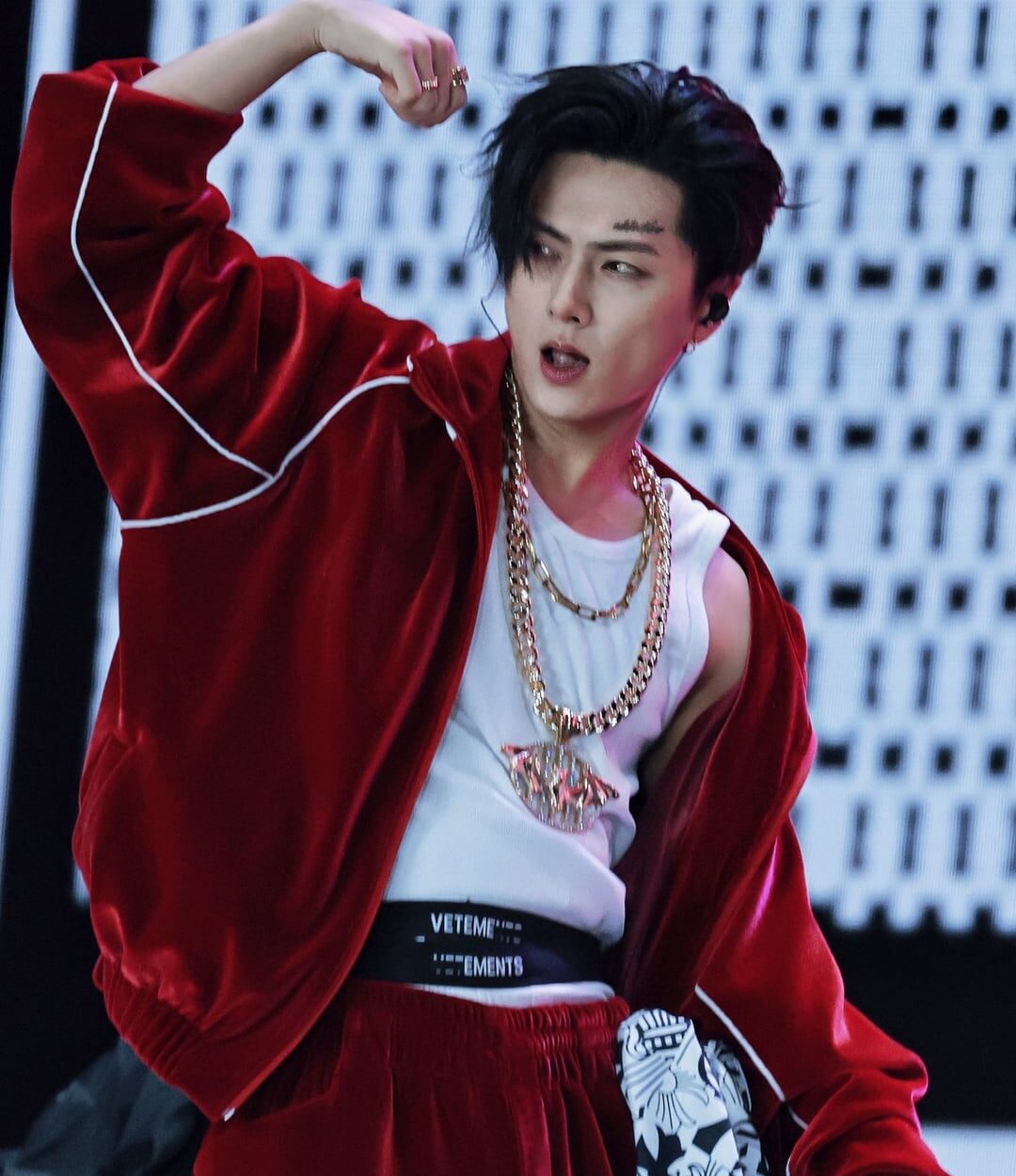 Enhypen at Global Music Bank today