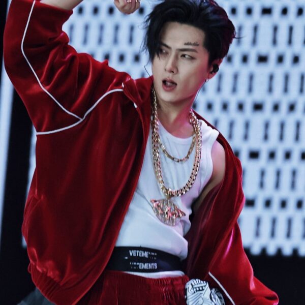 Enhypen at Global Music Bank today