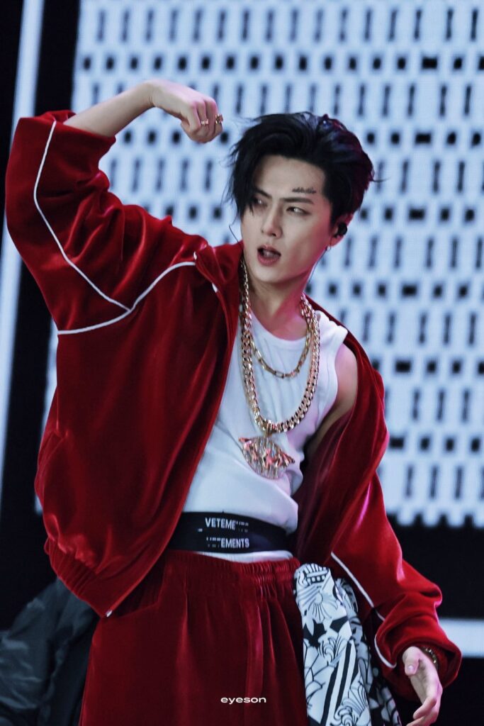 Enhypen at Global Music Bank today