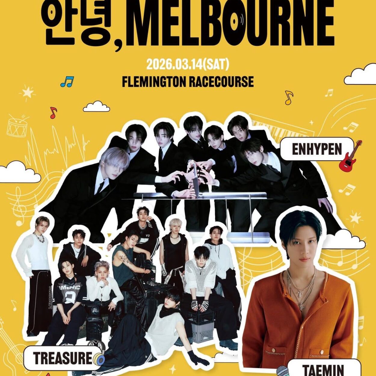 251212 ENHYPEN performing in Australia at 안녕, MELBOURNE MUSIC FESTIVAL 2026