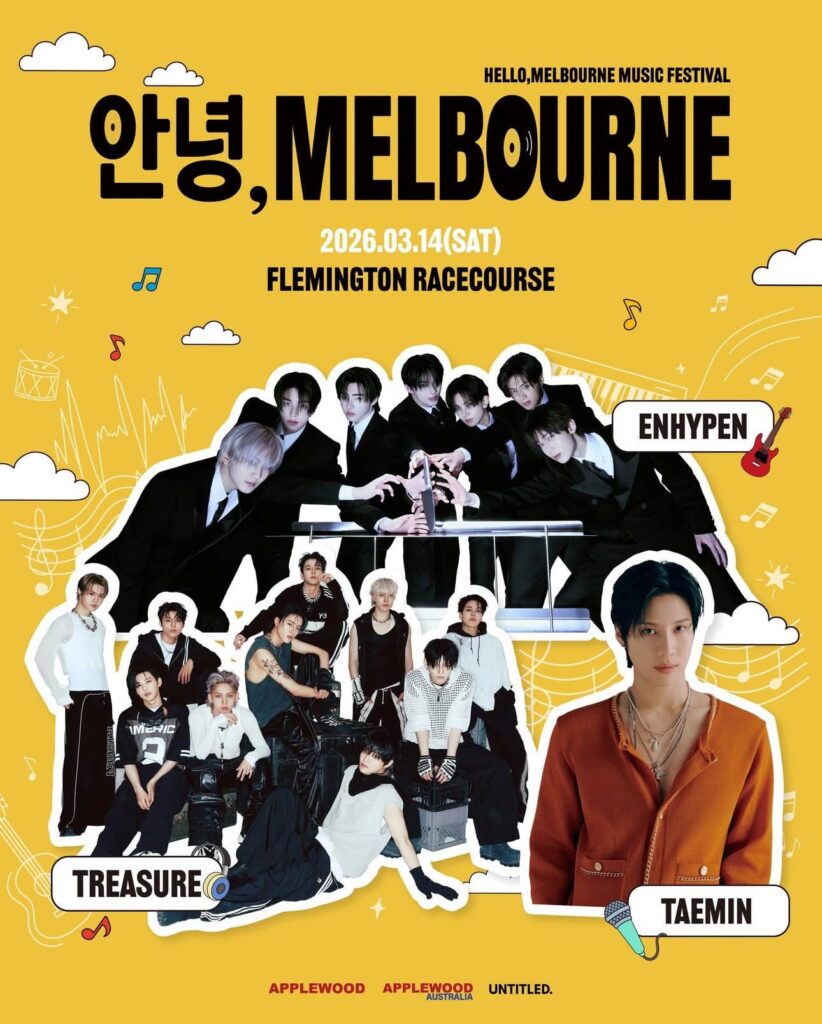 251212 ENHYPEN performing in Australia at 안녕, MELBOURNE MUSIC FESTIVAL 2026