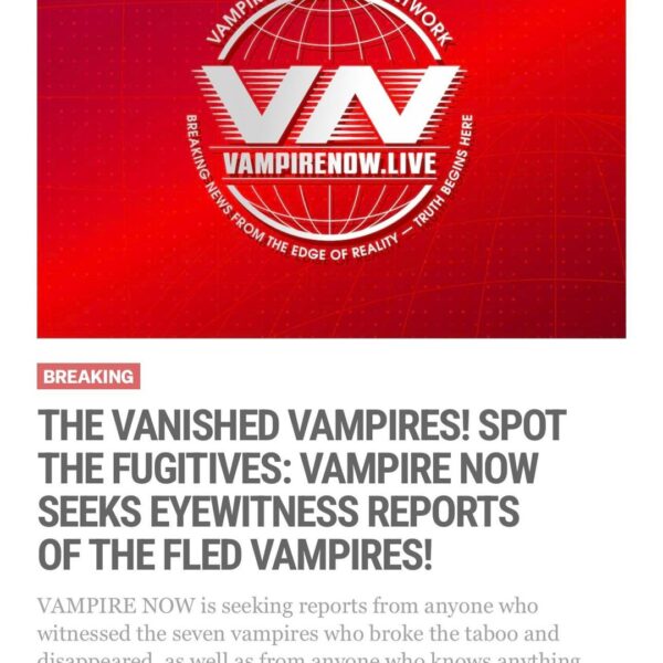 251221 Vampire Now added 2 new articles to their website