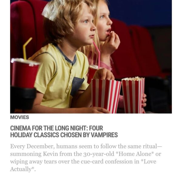 251225 Vampire Now added a new article to the lifestyle section of their website