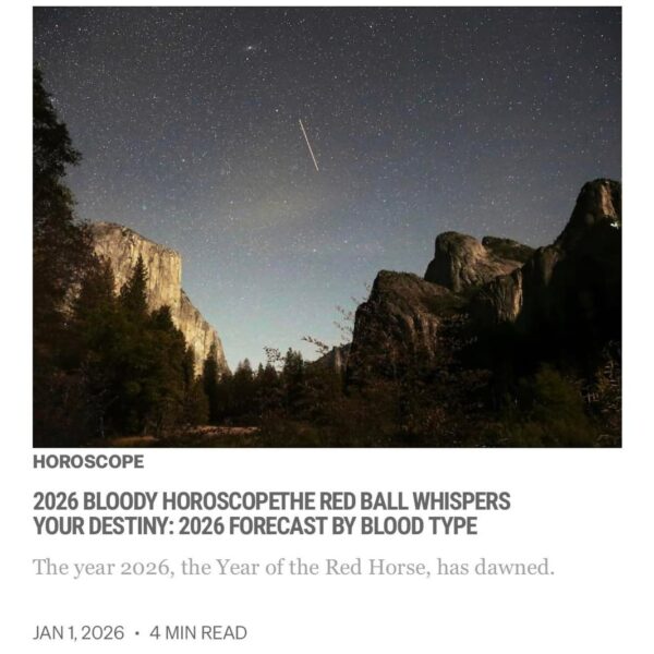 260101 Vampire Now added a new article to the lifestyle section of their website