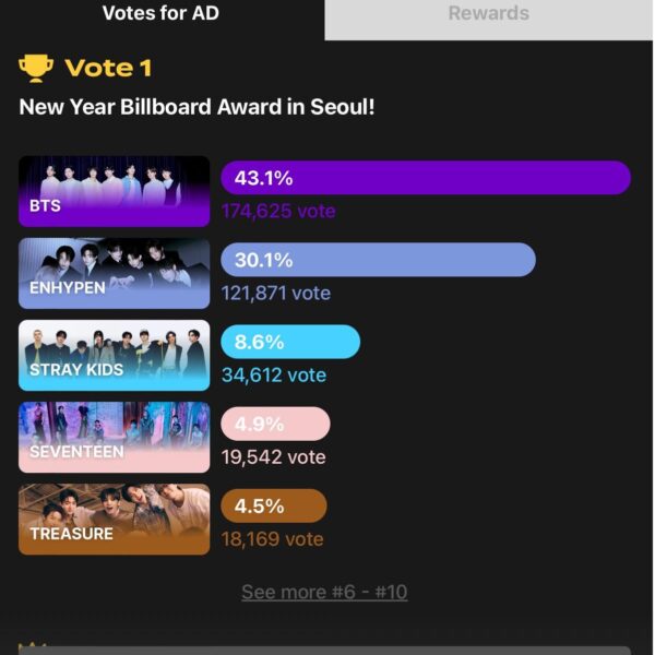 Seoul billboard vote!