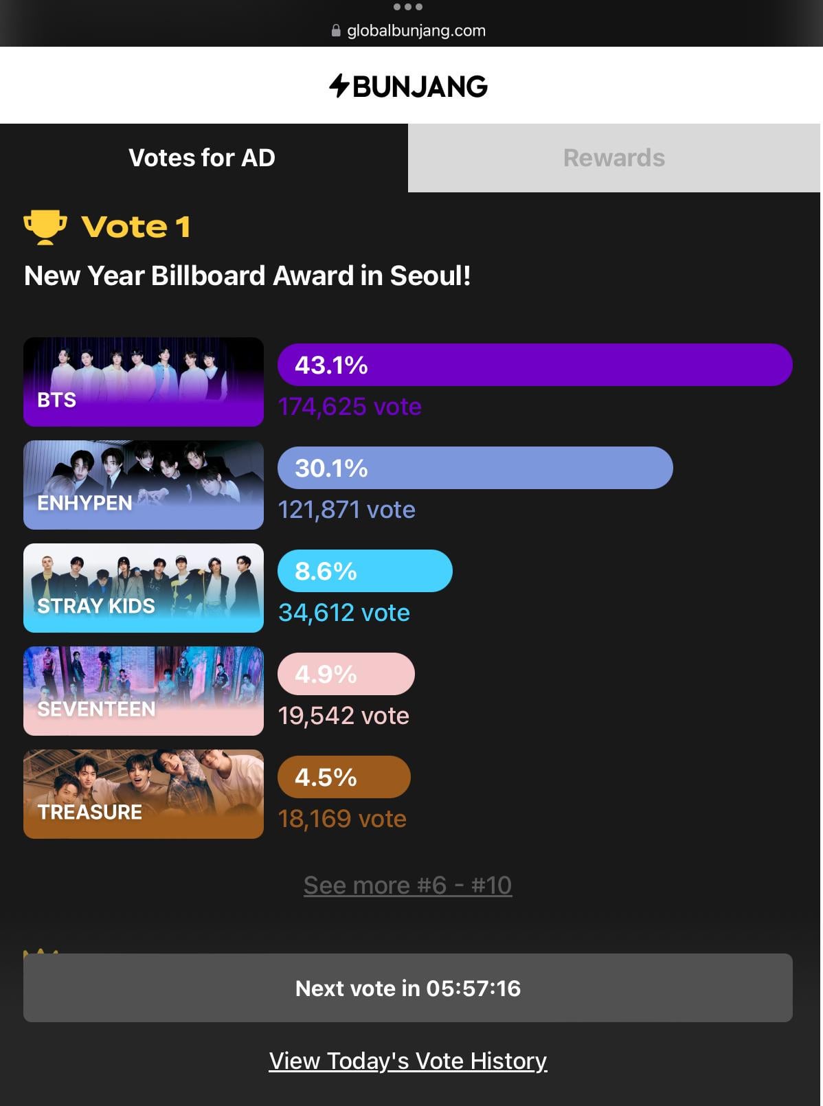 Seoul billboard vote!