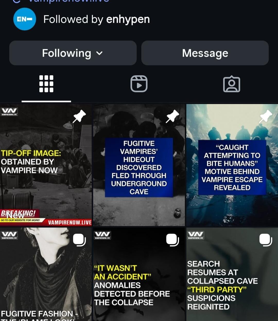 What this account is even about ? And how it is related to the upcoming album?