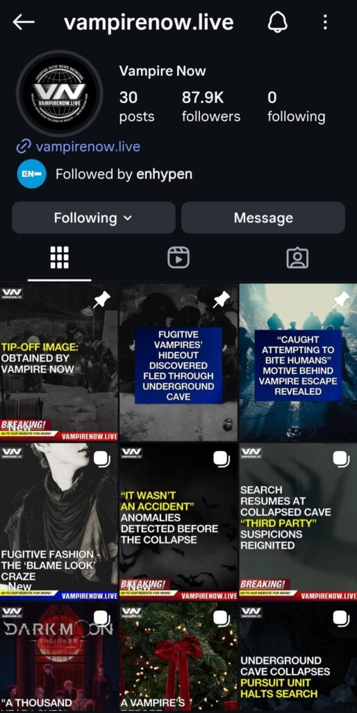 What this account is even about ? And how it is related to the upcoming album?